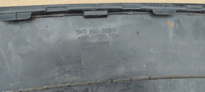 фото №10, Спойлер бампера перед volkswagen golf plus 5k0805903a