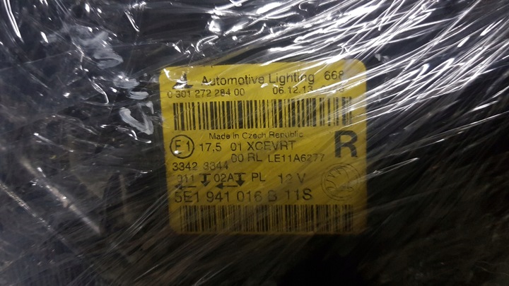 фото №11, Skoda octavia 3 iii лампа права перед ксенон 5e1941016b оригінал