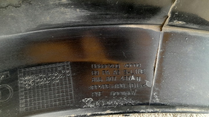 фото №13, Audi a5 ii s line рестайлинг бампер перед переднее