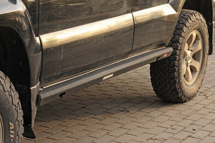 фото №13, Сталеві пороги бічні toyota land cruiser 120 more 4x4