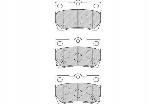 фото №1, Ferodo тормозные колодки тормозные lexus gs is c is ii is iii