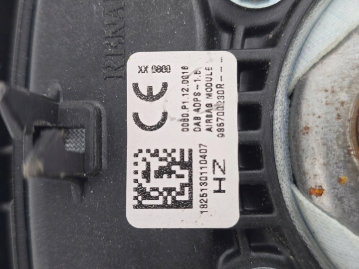 фото №12, Повітряна подушка водія renault megane iv 986700230r