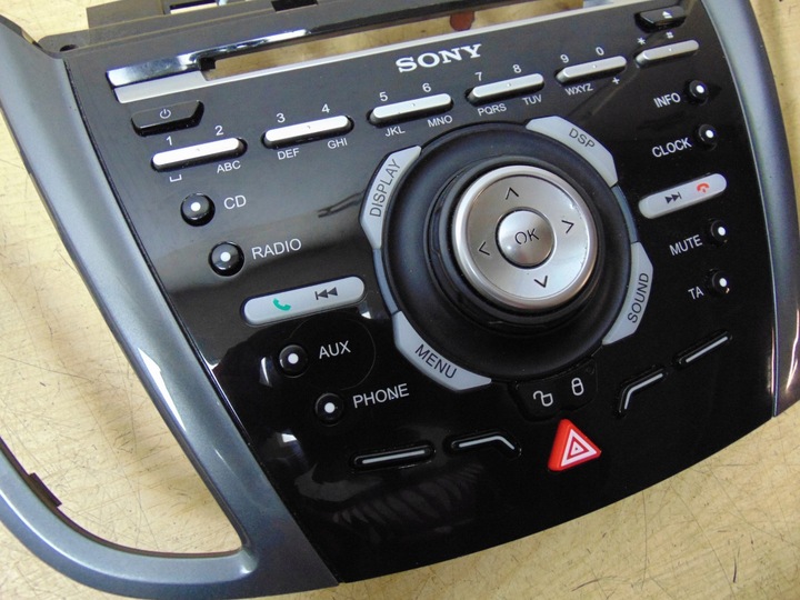 фото №7, Панель управление радио ford c-max mk2 sony