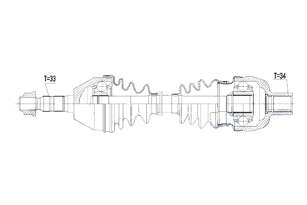 фото №10, Nty піввісь привідна opel astra h 2.0t 04- zafira b 2.0t 05- права