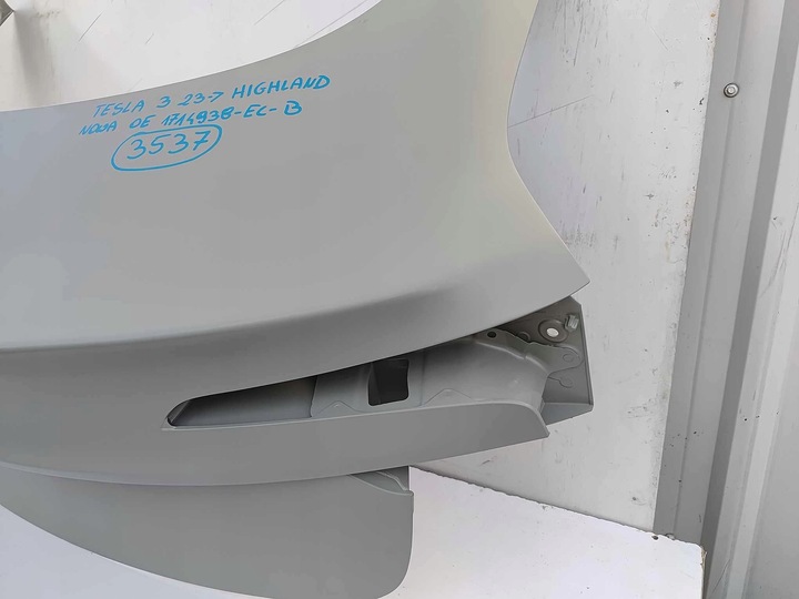 фото №8, Tesla модель 3 highland 23- кришка кришка багажника нова оригінальний номер 3537