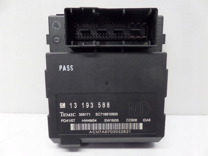 фото №1, Модуль комфорта opel vectra c signum 02-08 13193588