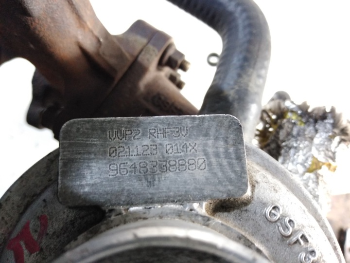 фото №6, Turbosprężarka citroen c3 1.4hdi 9648338880