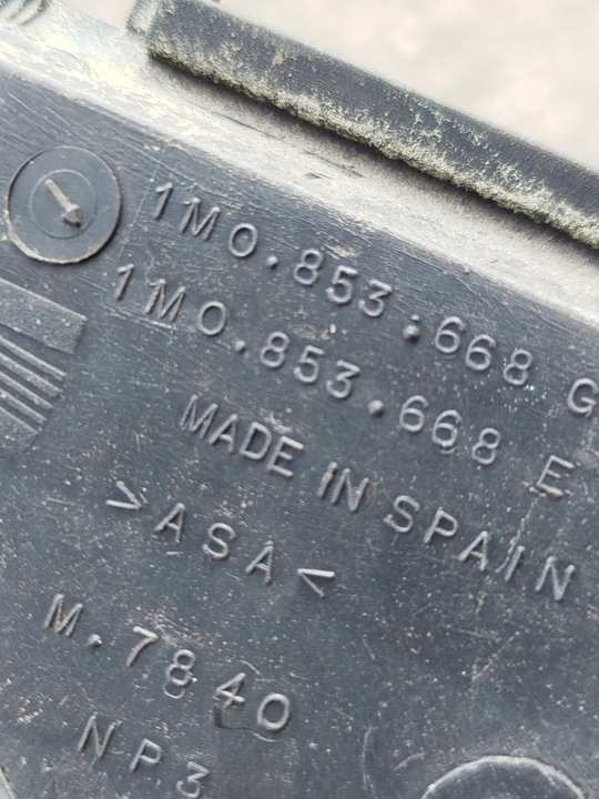 фото №11, Решітка бампера середня seat leon toledo 2 1m0853668d