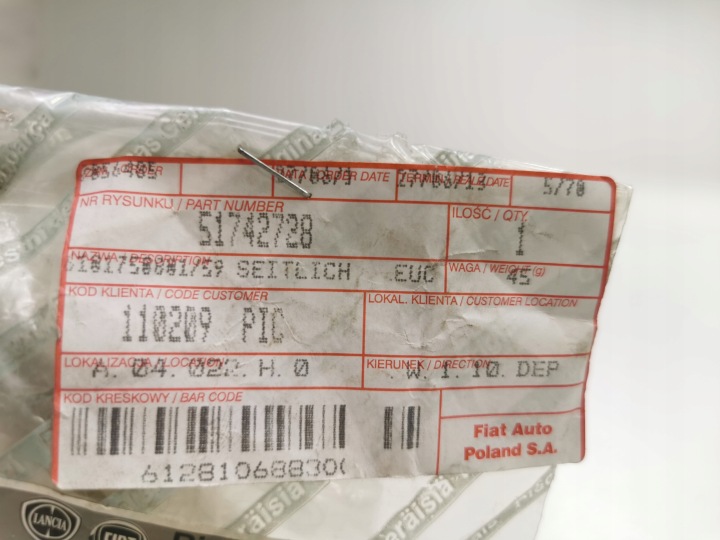 фото №9, Поворотник перед fiat barchetta 1995- oem номер 51742728