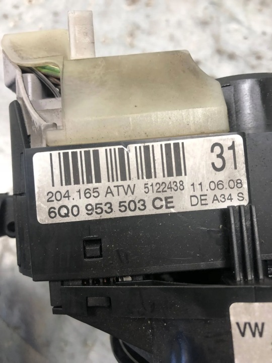 фото №6, Переключатель комбинированный vw polo iv 9n рестайлинг 6q0953503ce