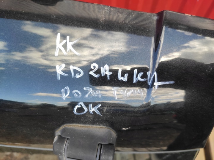 фото №15, Jeep cherokee liberty kk 07-12 кришка багажника задня зад чорна пряма