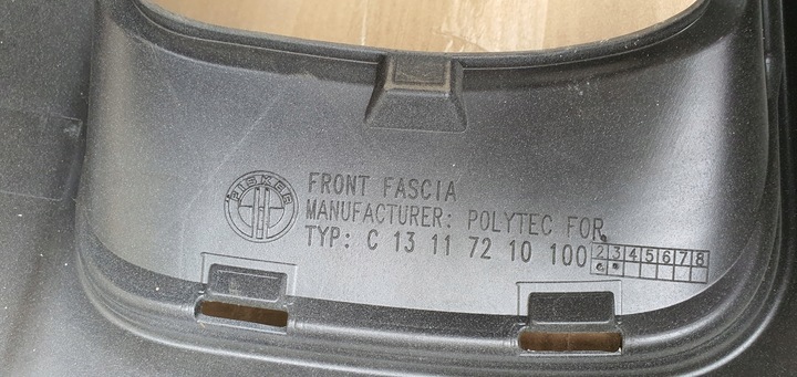 фото №11, Fisker karma передній бампер бампер переднє перед