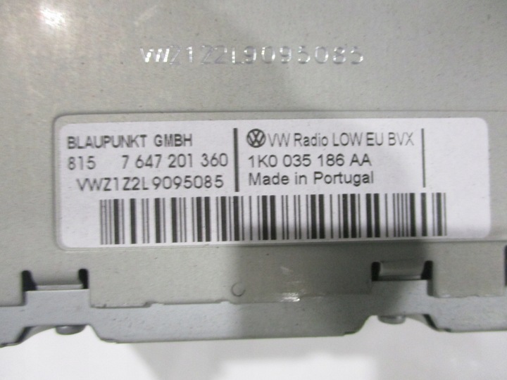 фото №6, Радио cd радиопроигрыватель vw passat b7 golf vi 1k0035186aa