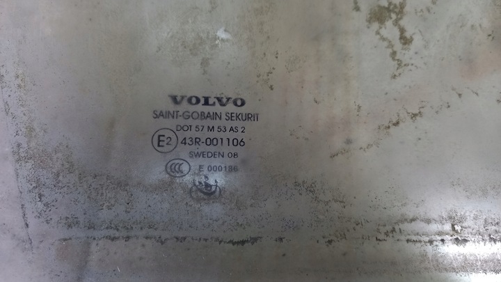 фото №2, Скло двері правий перед volvo v50