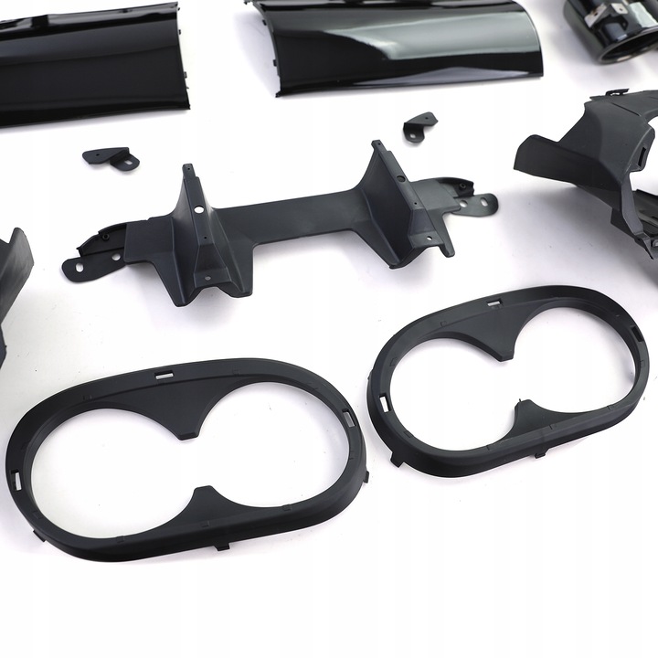 фото №8, Дифузор спойлер накладка mercedes cla w118 amg чорні wydechy