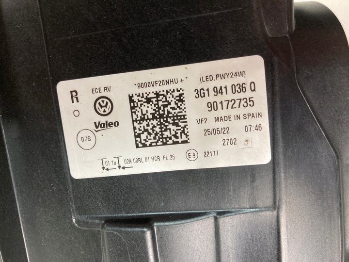 фото №8, Лампа права передня vw passat b8 рестайлінг 3g1 повний led