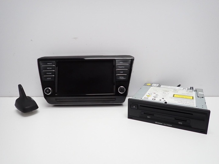 фото №1, Навігація навігація радіо дисплей 3v0035043c skoda superb iii 3v 16r