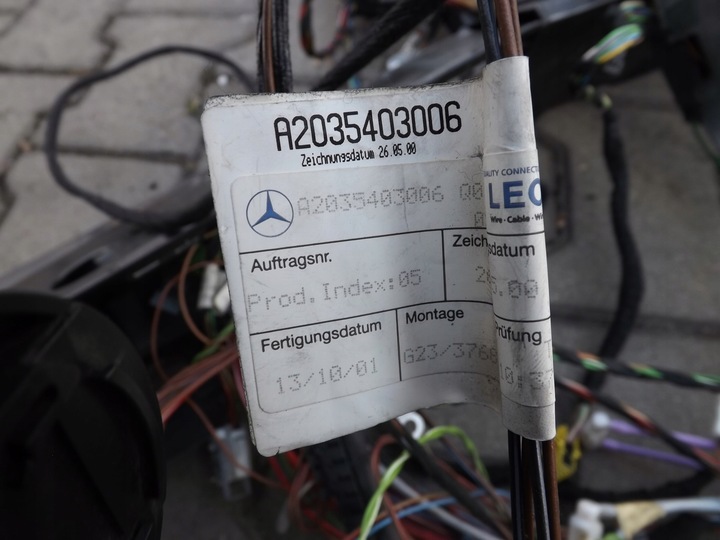 фото №8, Mercedes w203 2.2 cdi c220 джгут установка камери двигуна інтер'єру салону