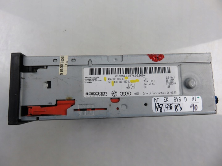 фото №10, Зчитувач навігація audi a6 c6 4e0910887l 4e0919887c