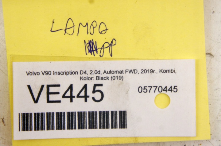 фото №7, Ve445 volvo v90 d4 галоген правое перед 31395866 t4uvb