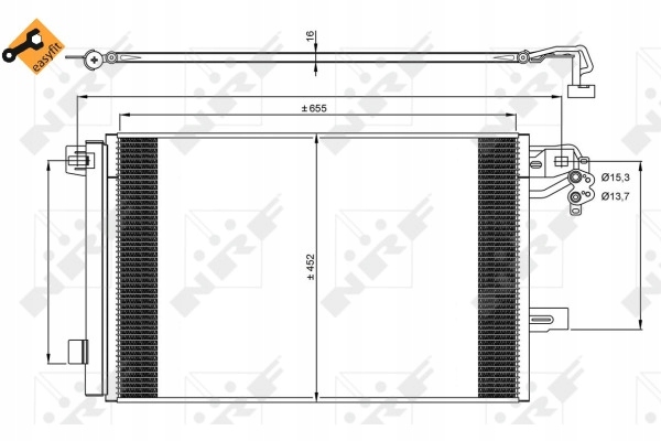 фото №9, Nrf 350064 конденсатор, кондиціонер