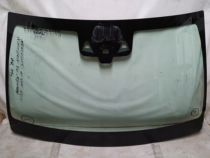 фото №1, Стекло передняя mercedes w205 2014- камера 2x датчик оригинал