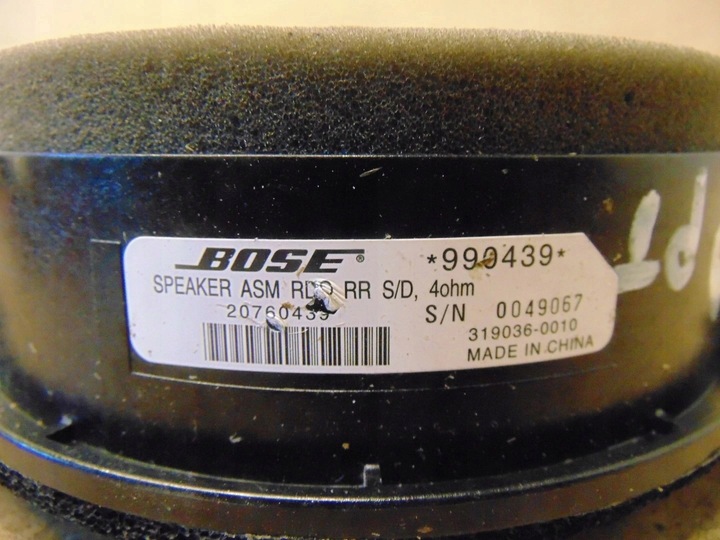 фото №5, Динамік bose opel ampera 1 2011-2015 правий зад