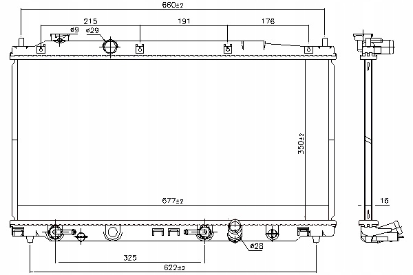 фото №14, Радиаторов двигателя nissens 681374 19010rb1901