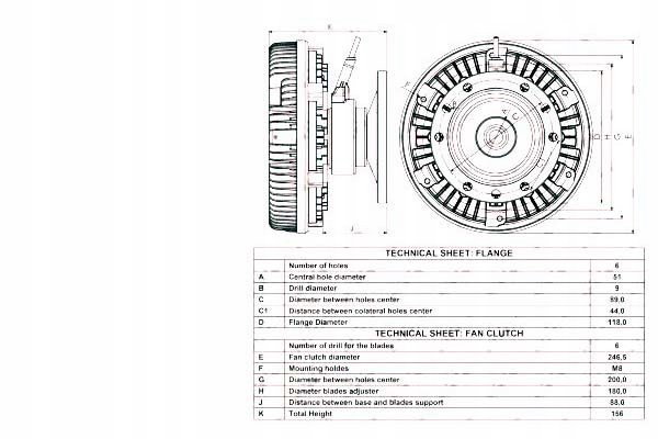 фото №1, Nrf сцепление вентилятора радиатор ilość контактов: 5 + ассистент водителя #28