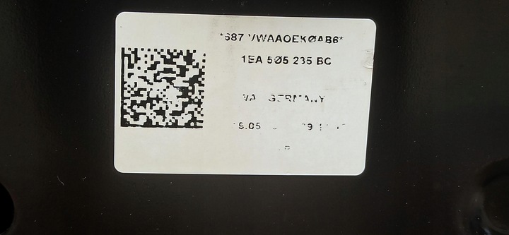 фото №11, Skoda enyaq двигатель электрический подвешивание зад комплект ebja 1ea907230