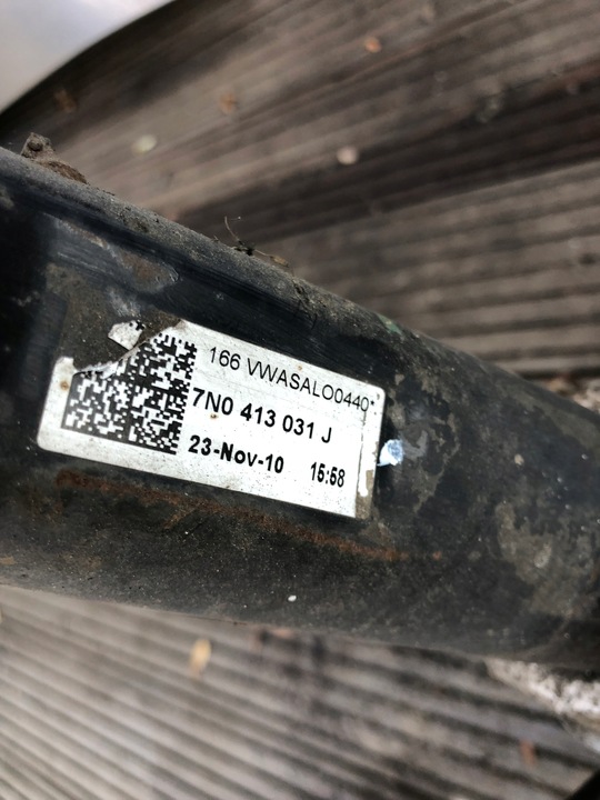 фото №7, Sharan 7n0 амортизатор mcpherson  правые перед поворотный кулак комплект