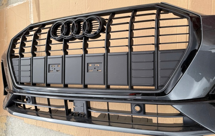 фото №7, Audi q3 sq3 83a 085n ii бампер перед передній s-line z7s lz7s 4xpdc сірий