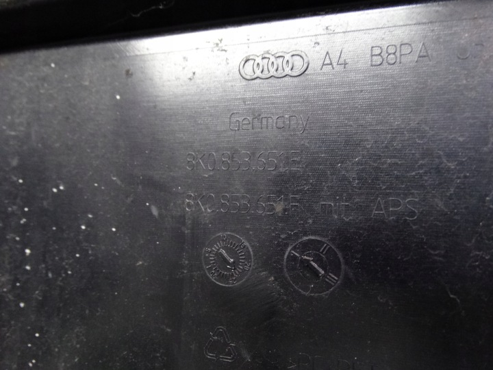 фото №10, Audi a4 b8 s-line рестайлінг 8k0 11-15 решітка решітка bez pdc 8k0853651e оригінальна запчастина