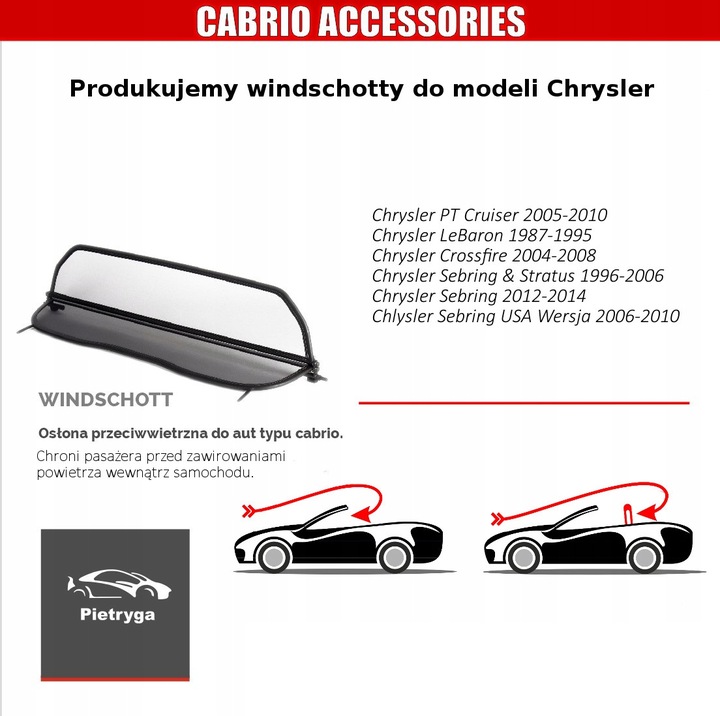 фото №6, Windschott bentley chrysler le baron 1987-1995