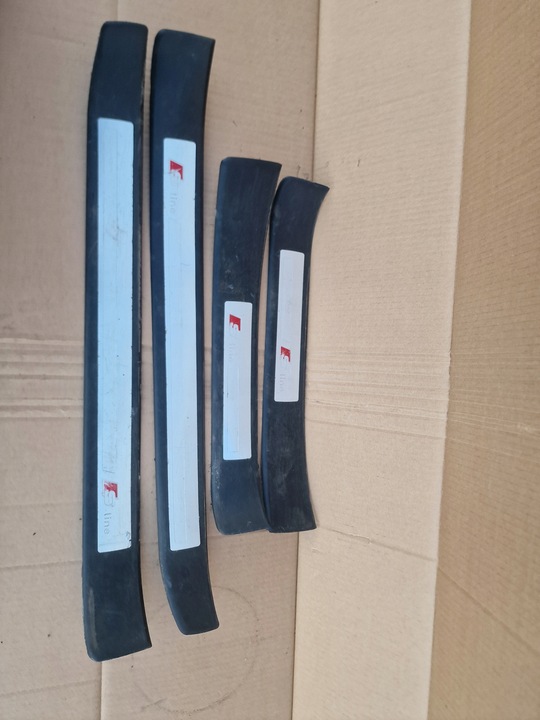 фото №1, Audi a4 b6 b7 декоры накладки планки порога пороговые s-line