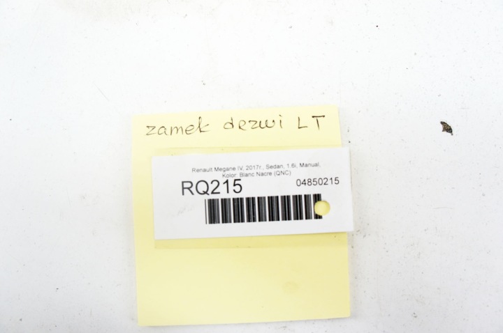 фото №5, Rq215 renault megane iv замок двери левые зад 825034602r