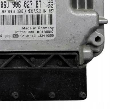 фото №6, Блок управления двигателем (ecu) ecu bosch seat leon 1p 06j906027bt