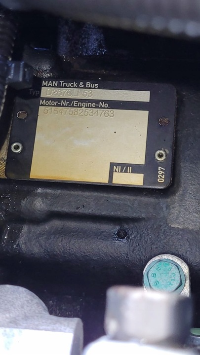 фото №7, Двигатель дорестайлинг рестайлинг man tgx tgs d2676 lf53 420km евро 6