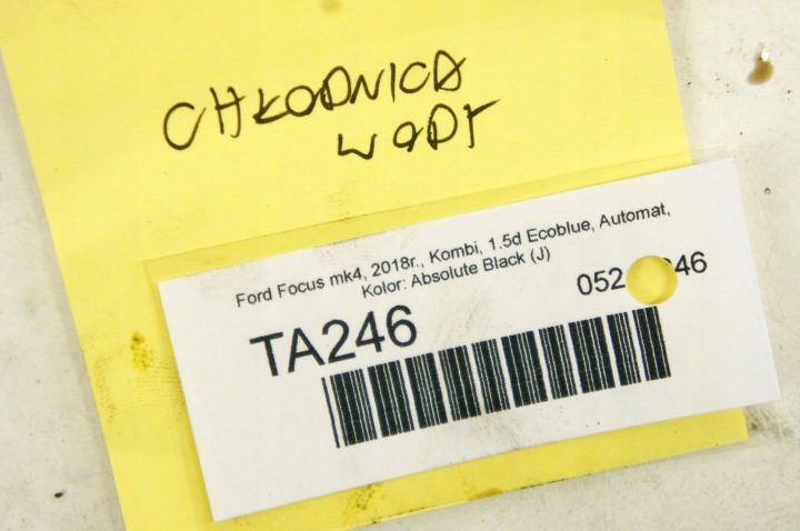 фото №7, Ta246 ford focus mk4 1.5d радиатор основний  jx61-8005-bd ar