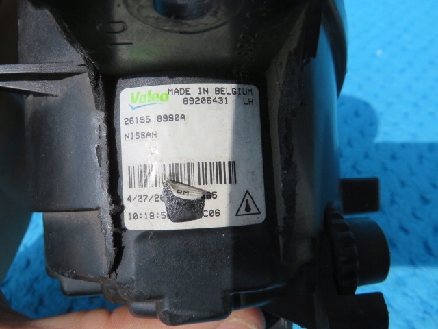 фото №7, Nissan qashqai 1 i галоген левое 06-13