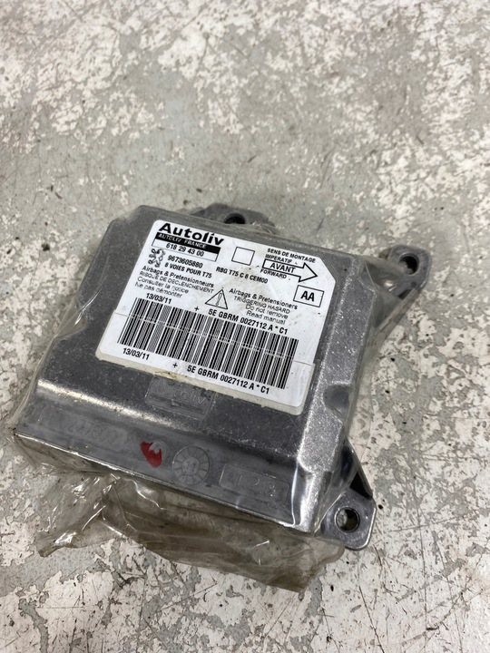 фото №1, Peugeot rcz датчик модуль подушка безпеки 9673605880