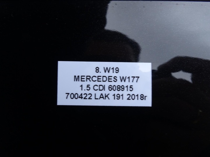 фото №14, Двері праві зад праве задні лак 191 mercedes a-klasa w177 18-23r