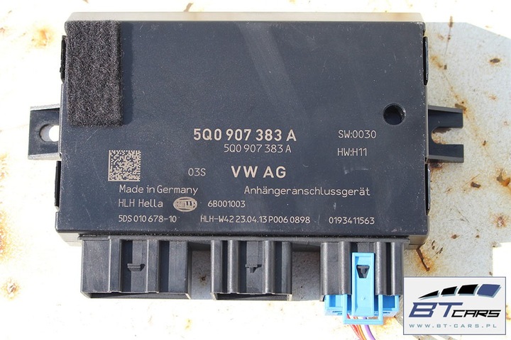 фото №12, Vw golf 7 vii hak буксирувальний + балка зад задня бампера + модуль блок керування 5