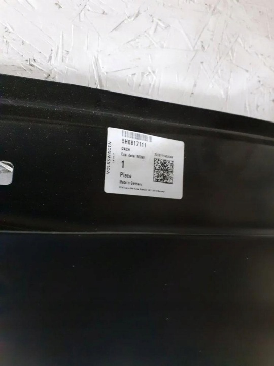 фото №6, Дах обшивка дах vw golf 8 viii 5h0 2020- 5h6817111