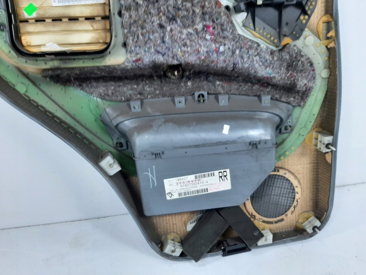 фото №12, Mercedes w163 ml430 00r боковина дверь левый зад кожа дерево