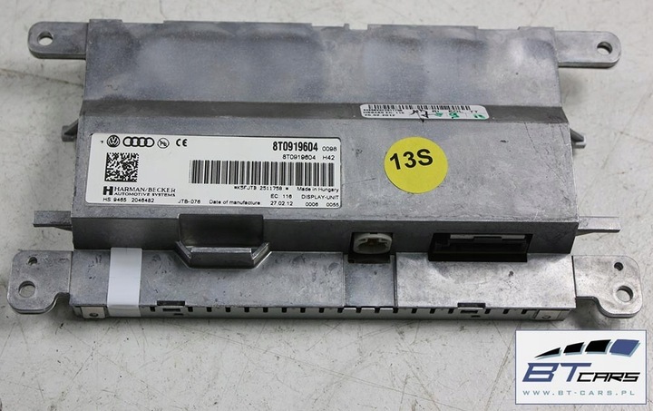 фото №12, Audi a4 a5 q5 набір mmi 3g монітор + зчитувач + панель 8t0919611a 8r1035654a