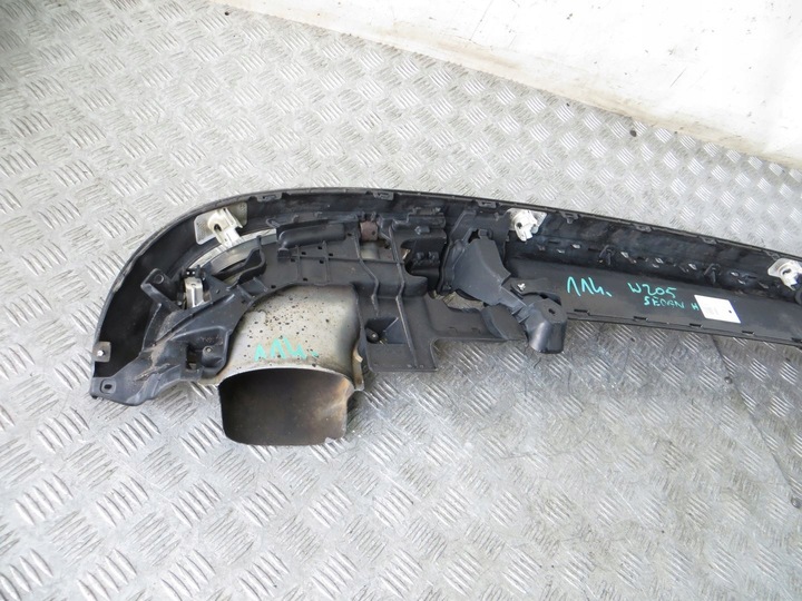 фото №9, Mercedes c-klasa w205 sedan накладка бампера зад спойлер a2058851238