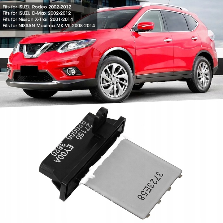 фото №11, Резистор вентилятор 8980493940, 27150-8h300 do nissan maxima mk vii 2008-2014