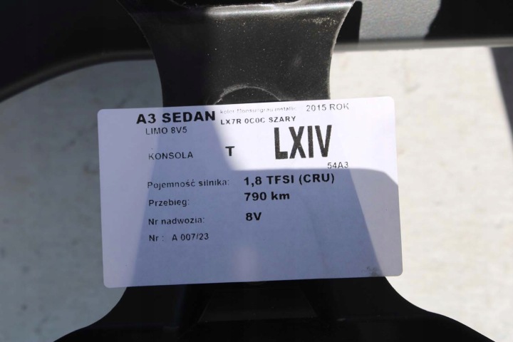 фото №13, Audi a3 консоль торпедо раздаточная капот pulpit 8v 8v1857001 8v1 857 001 ko