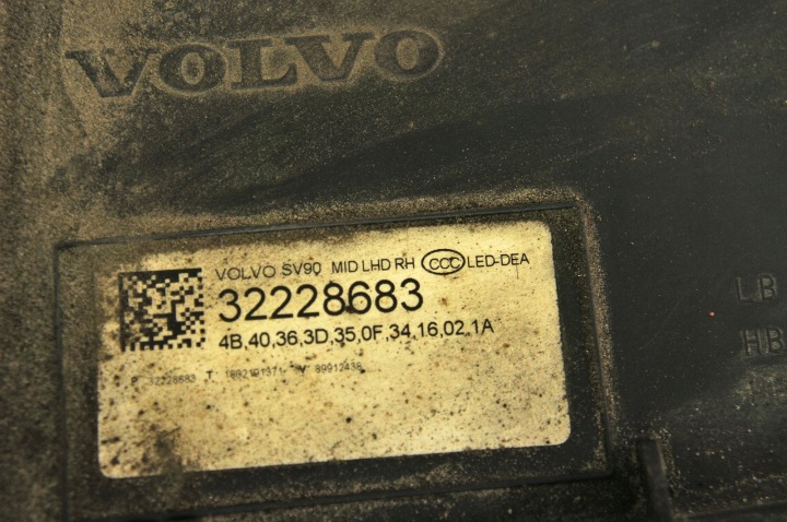 фото №6, Qs052 volvo v90 16- ^ фара праве перед 32228683